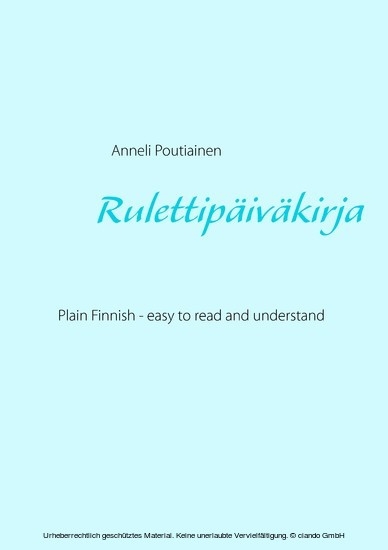 Rulettipäiväkirja, in Plain and Simple Finnish main product photo