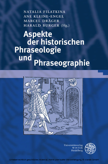 Aspekte der historischen Phraseologie und Phraseographie main product photo