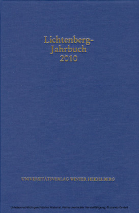 Lichtenberg-Jahrbuch 2010