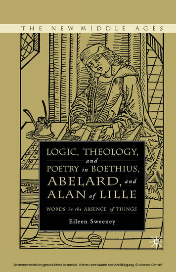 Logic, Theology and Poetry in Boethius, Anselm, Abelard, and Alan of Lille main product photo