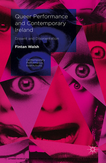 Queer Performance and Contemporary Ireland main product photo