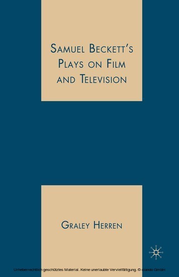 Samuel Beckett's Plays on Film and Television main product photo