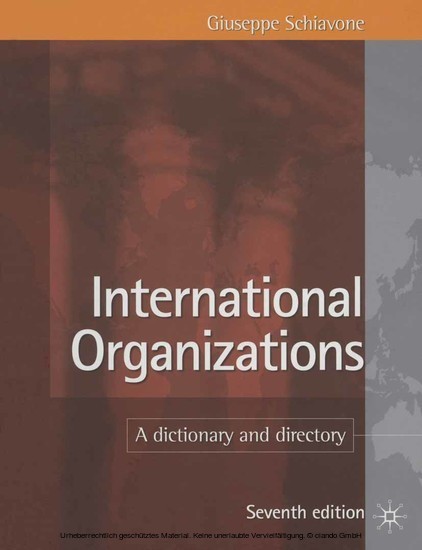 International Organizations main product photo
