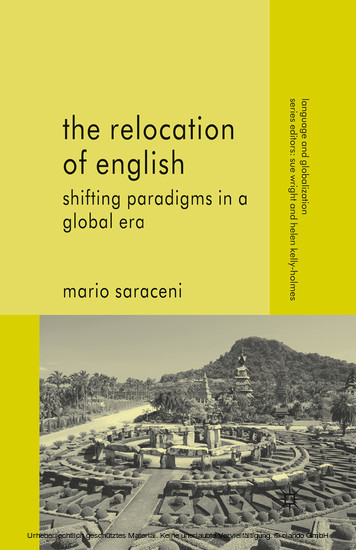 The Relocation of English main product photo