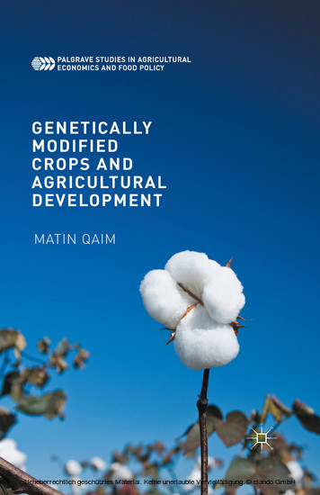 Genetically Modified Crops and Agricultural Development main product photo