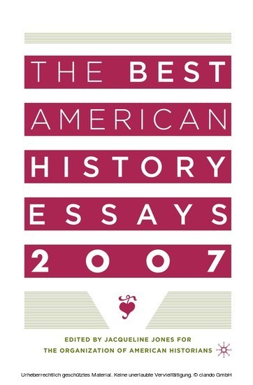 The Best American History Essays 2007 main product photo