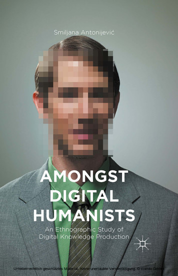 Amongst Digital Humanists main product photo