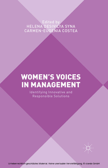 Women's Voices in Management main product photo