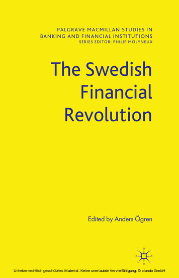 The Swedish Financial Revolution main product photo