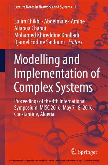 Modelling and Implementation of Complex Systems main product photo