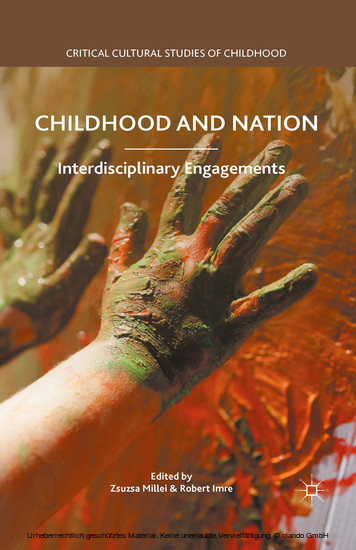 Childhood and Nation main product photo