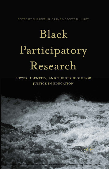 Black Participatory Research main product photo