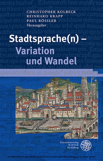 Stadtsprache(n) - Variation und Wandel main product photo