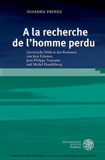 "A la recherche de l'homme perdu" main product photo