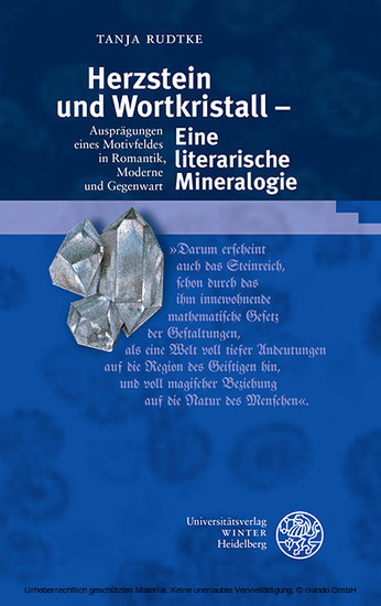 Herzstein und Wortkristall - Eine literarische Mineralogie main product photo
