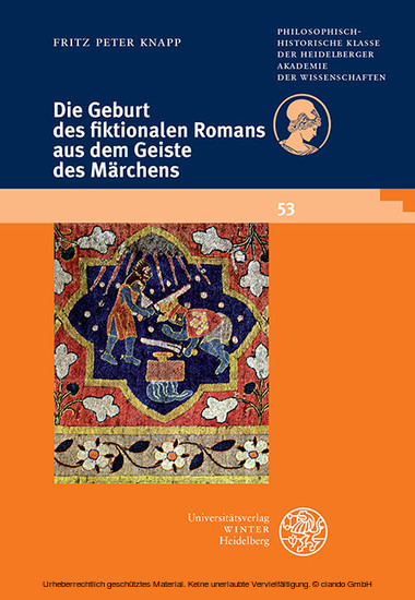Die Geburt des fiktionalen Romans aus dem Geiste des Märchens main product photo