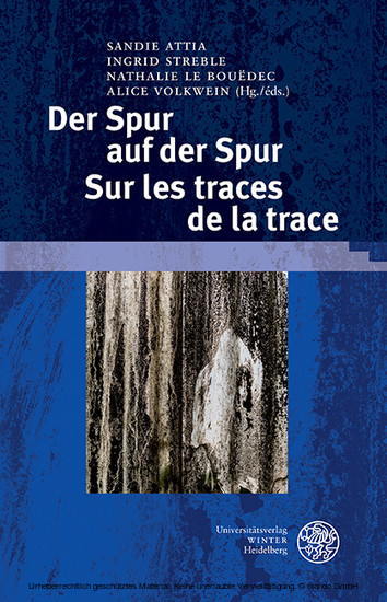 Der Spur auf der Spur. Sur les traces de la trace main product photo