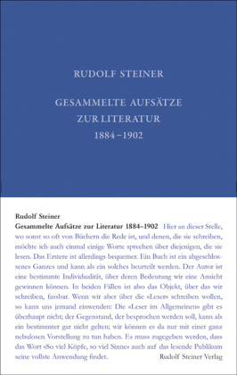 Gesammelte Aufsätze zur Literatur 1884-1902
