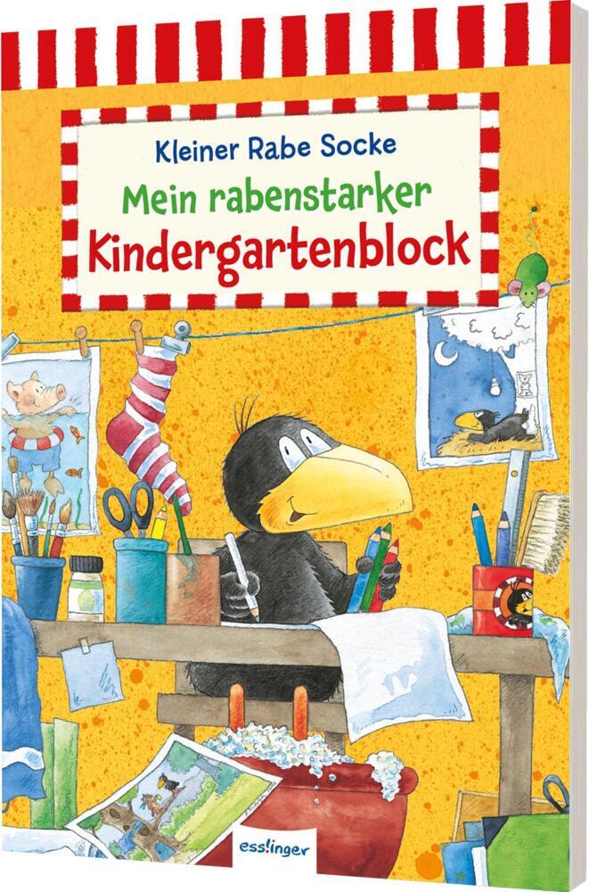 Der kleine Rabe Socke: Mein rabenstarker Kindergartenblock main product photo