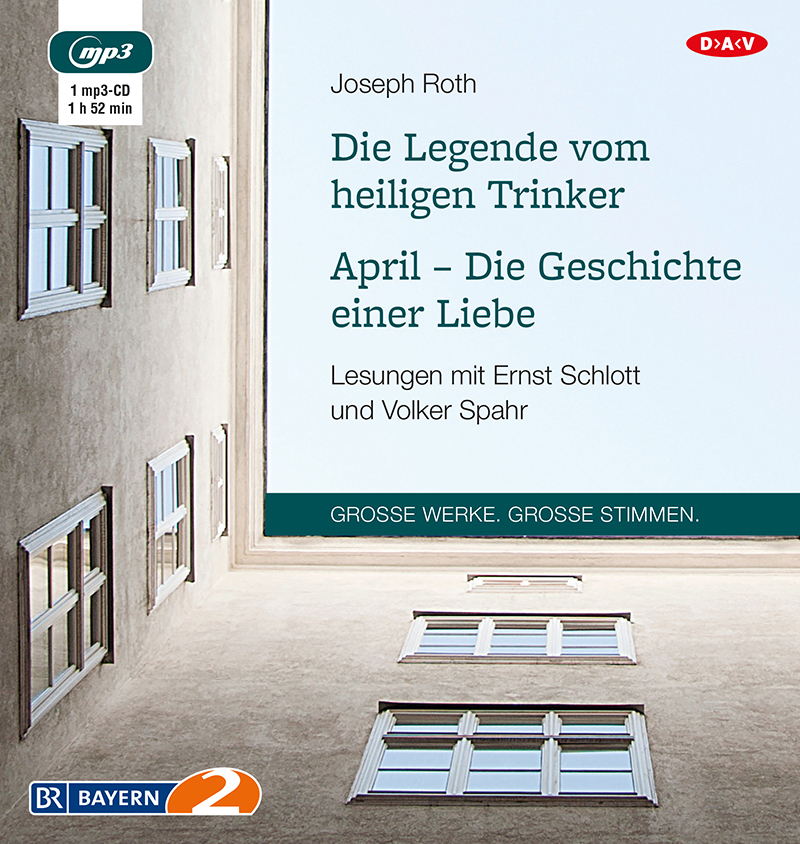 Die Legende vom heiligen Trinker / April - Die Geschichte einer Liebe, 1 Audio-CD, 1 MP3 main product photo