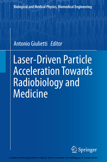 Laser-Driven Particle Acceleration Towards Radiobiology and Medicine main product photo