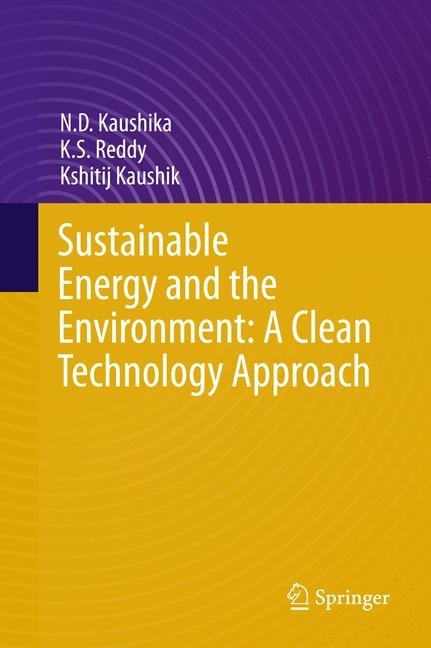 Sustainable Energy and the Environment: A Clean Technology Approach main product photo