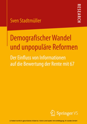 Demografischer Wandel und unpopuläre Reformen