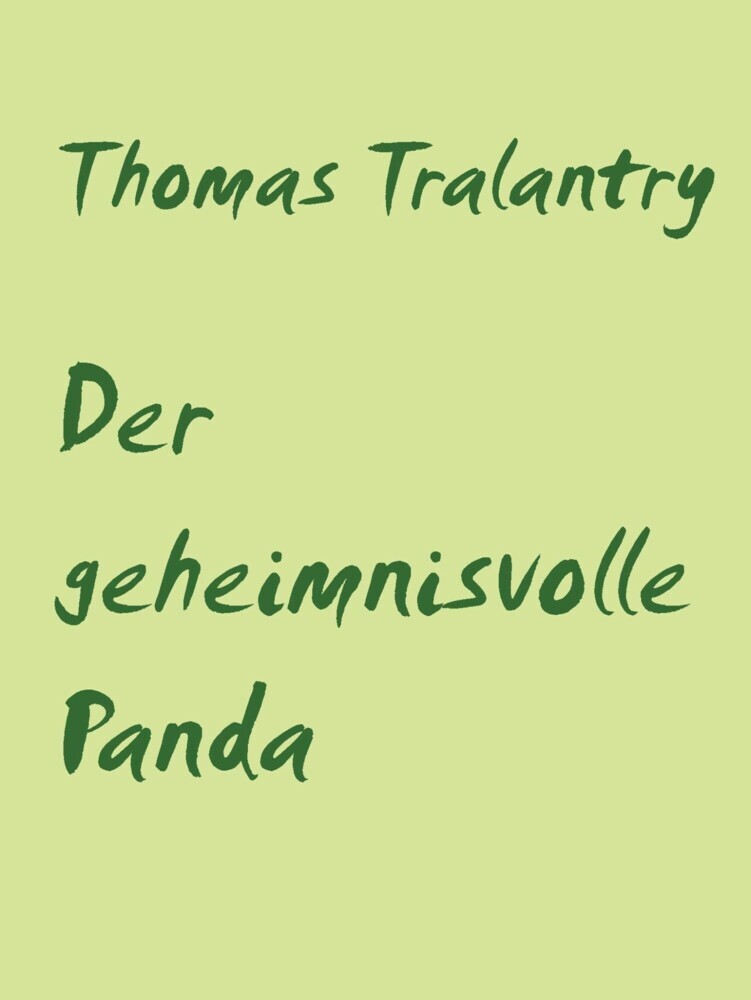 Der geheimnisvolle Panda main product photo