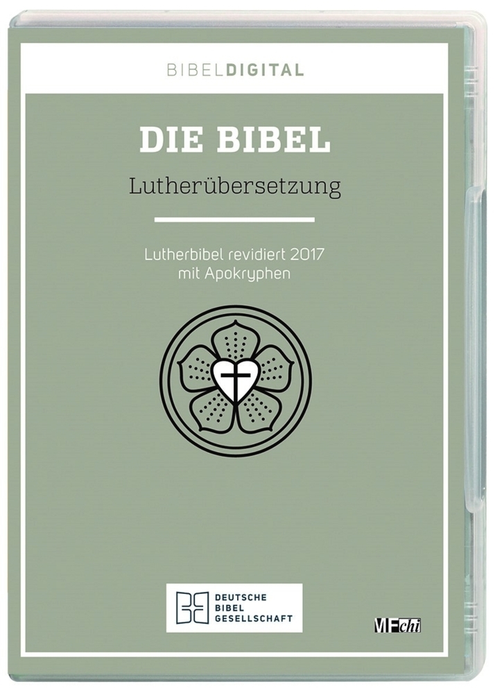 Die Bibel, Lutherübersetzung revidiert 2017, 1 CD-ROM main product photo