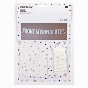 Girlande Frohe Weihnachten