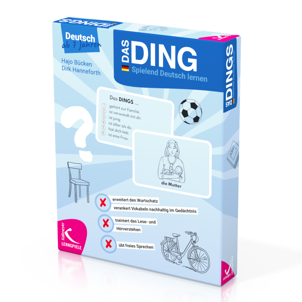 Das Dings: Spielend Deutsch lernen (Spiel) main product photo