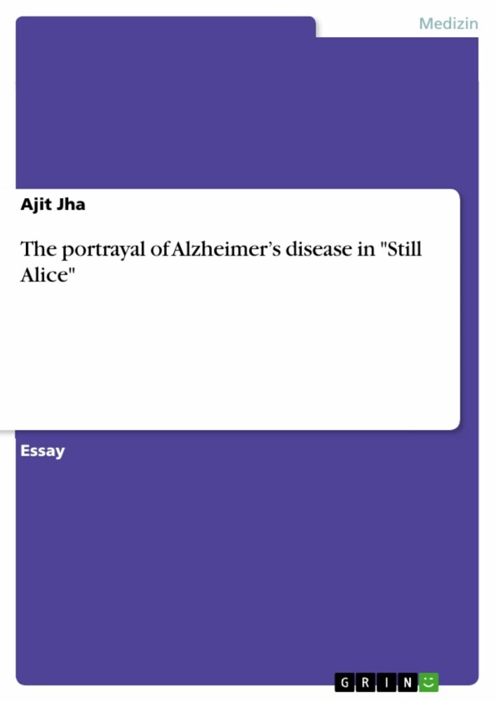 The portrayal of Alzheimer's disease in 'Still Alice' main product photo