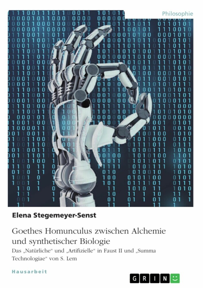 Goethes Homunculus zwischen Alchemie und synthetischer Biologie main product photo