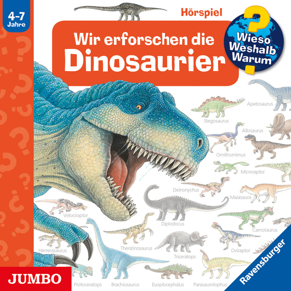 Wir erforschen die Dinosaurier, Audio-CD main product photo