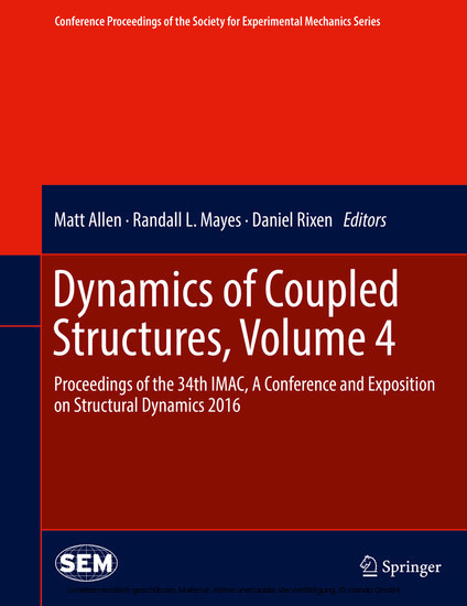 Dynamics of Coupled Structures, Volume 4 main product photo