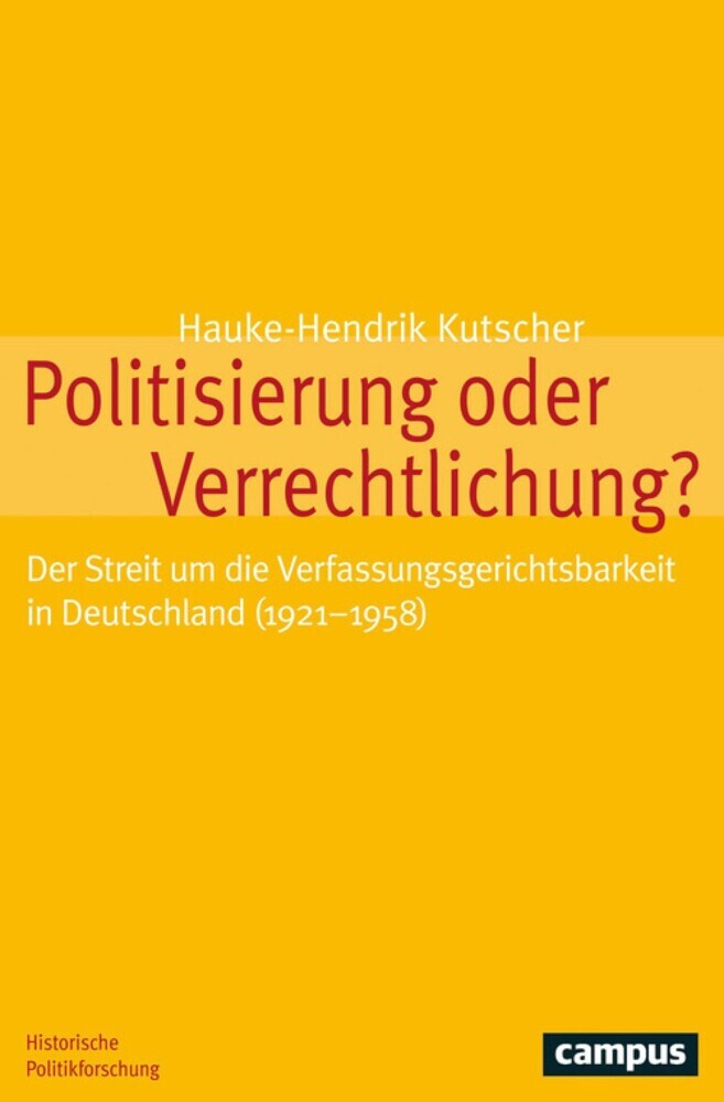 Politisierung oder Verrechtlichung? main product photo