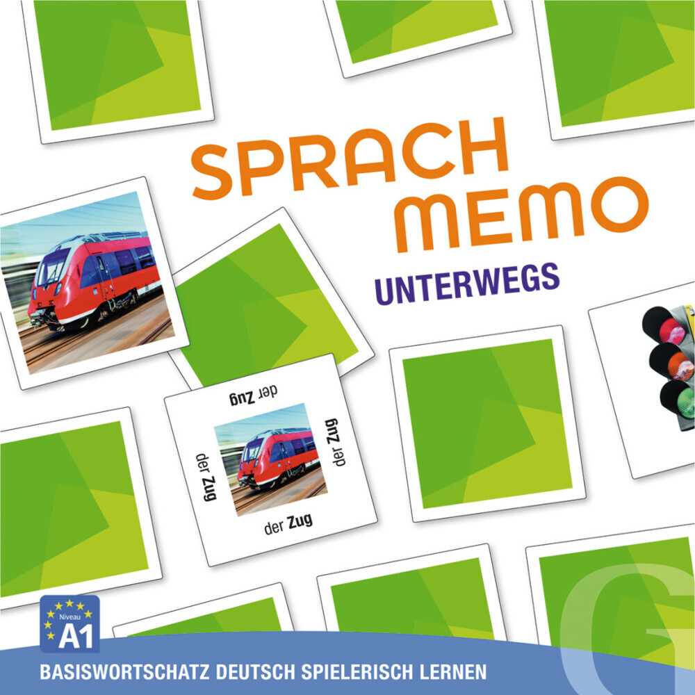 Sprachmemo Deutsch, Unterwegs (Spiel) main product photo