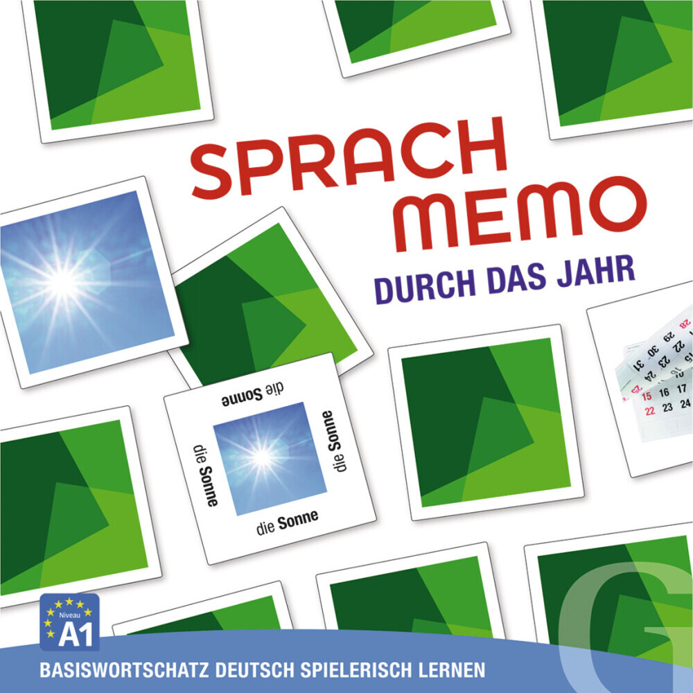 Sprachmemo Deutsch, Durch das Jahr (Spiel) main product photo