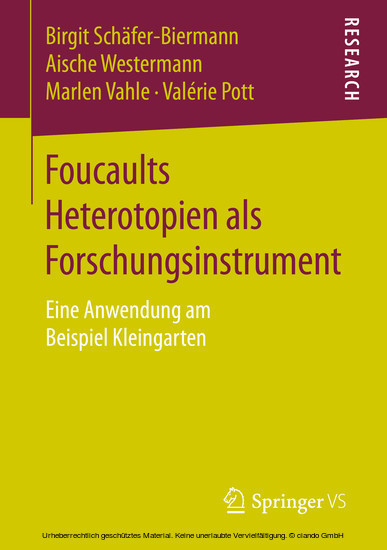Foucaults Heterotopien als Forschungsinstrument main product photo