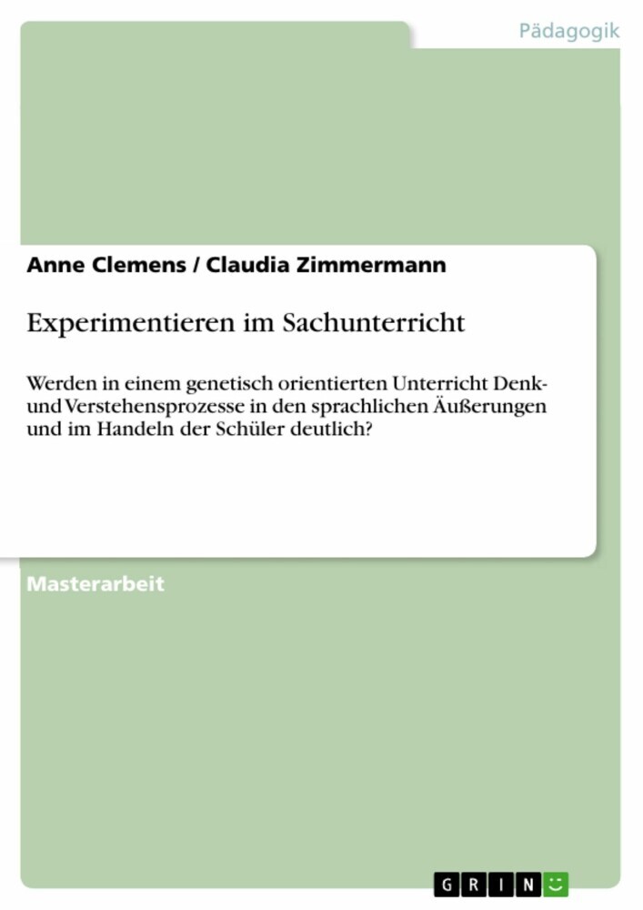 Experimentieren im Sachunterricht main product photo
