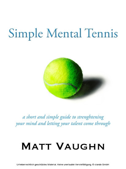 Simple Mental Tennis main product photo
