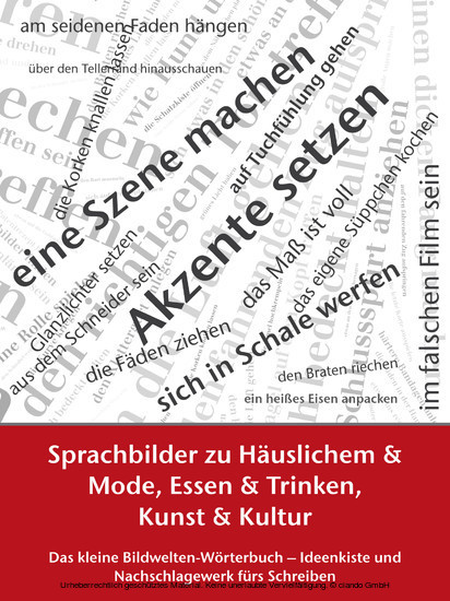 Sprachbilder zu Häuslichem und Mode, Essen und Trinken, Kunst und Kultur main product photo