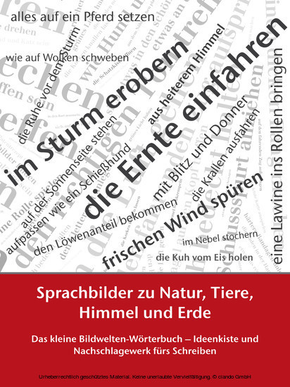 Sprachbilder zu Natur, Tiere, Himmel und Erde main product photo