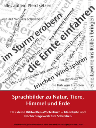 Sprachbilder zu Natur, Tiere, Himmel und Erde