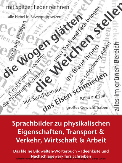 Sprachbilder zu physikalischen Eigenschaften, Transport und Verkehr, Wirtschaft und Arbeit main product photo