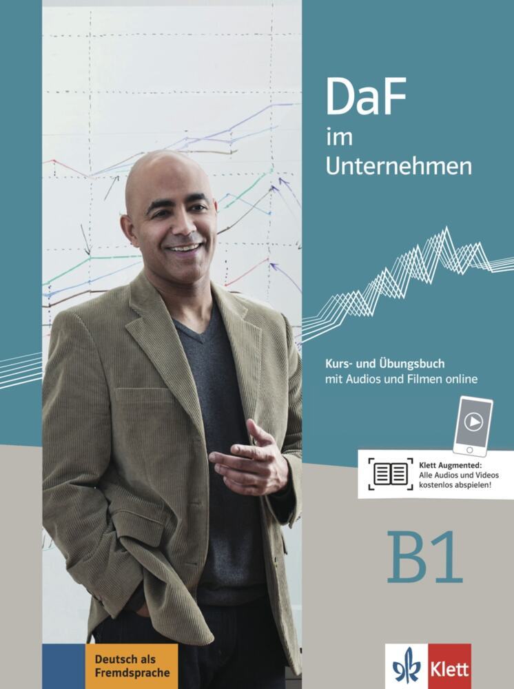 DaF im Unternehmen B1 Kurs- und Übungsbuch mit Audios und Filmen online main product photo