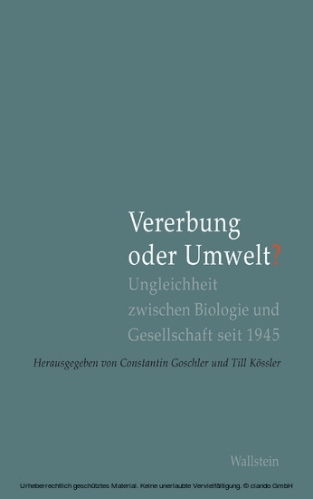 Vererbung oder Umwelt? main product photo