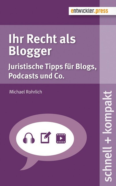 Ihr Recht als Blogger main product photo