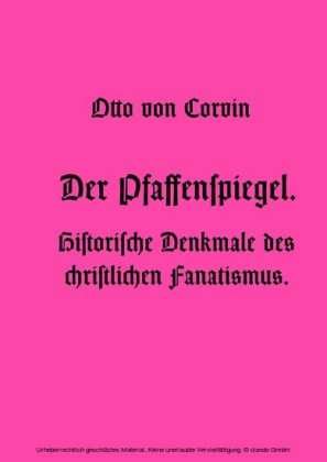 Der Pfaffenspiegel.