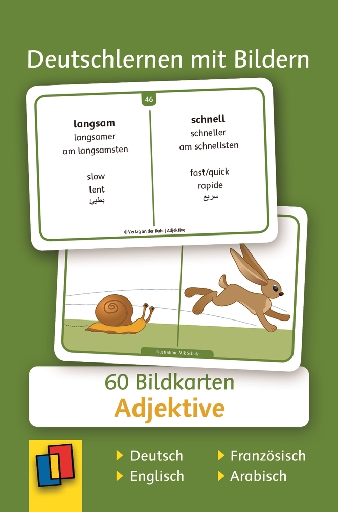 Adjektive - Deutsch, Englisch, Französisch und Arabisch main product photo